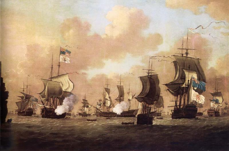 Monamy, Peter The Surrender of the Spanish Fleet to the British at Havana